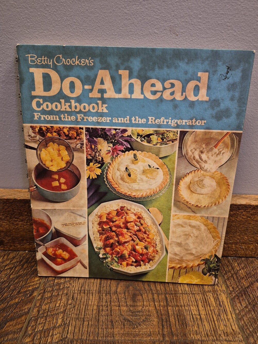 Vintage Betty Crocker's Do Ahead Cookbook 2cd Edition Cottagecore Kitschy